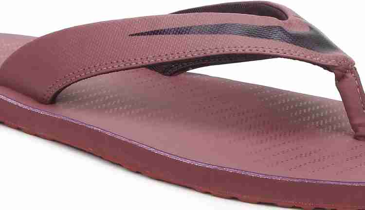 NIKE Men CHROMA THONG 5 Flip Flops Buy PORT PORT WINE GYM RED Color NIKE Men CHROMA THONG 5 Flip Flops Online at Best Price Shop Online for Footwears in India Flipkart