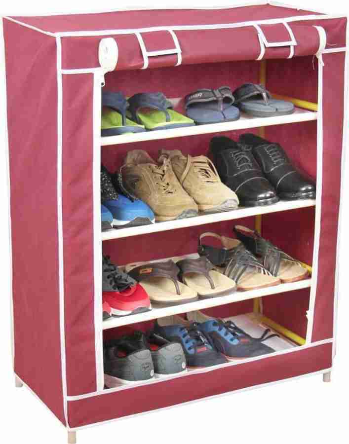 Shoe rack with cover flipkart deals
