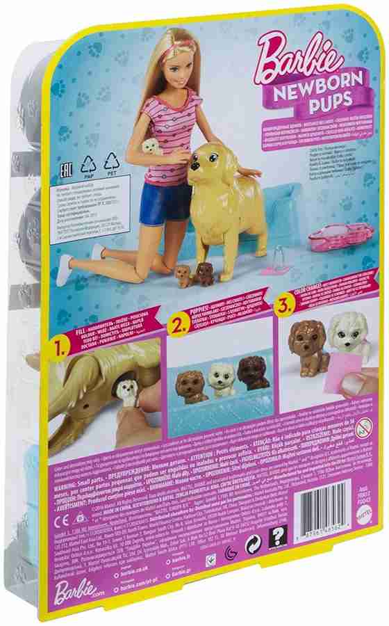 Barbie newborn pups clearance
