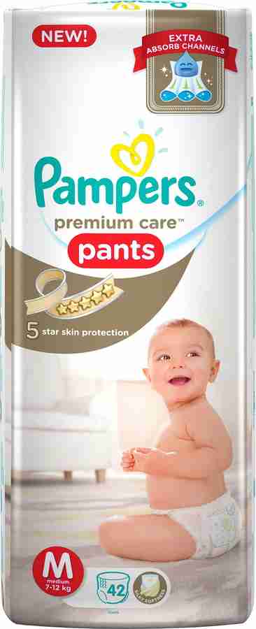 Pampers premium care sales pants m size