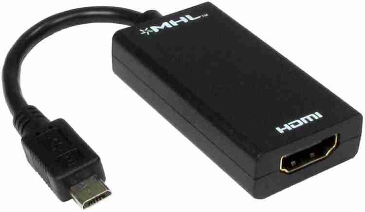 microware HDMI Adapter 7 m Cable Adapter For Samsung Galaxy MIcro USB to HDMI MHL microware Flipkart