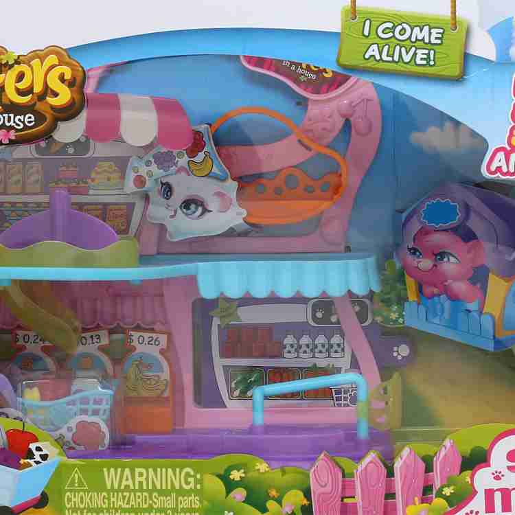 Hamsters in a house supermarket top