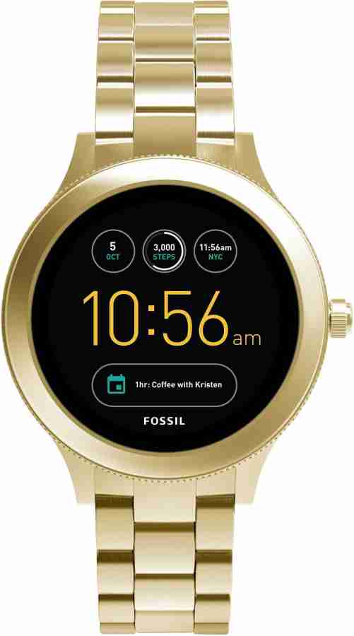 FOSSIL FTW6006 Gold Smart Watches Smartwatch Price in India Buy FOSSIL FTW6006 Gold Smart Watches Smartwatch online at Flipkart