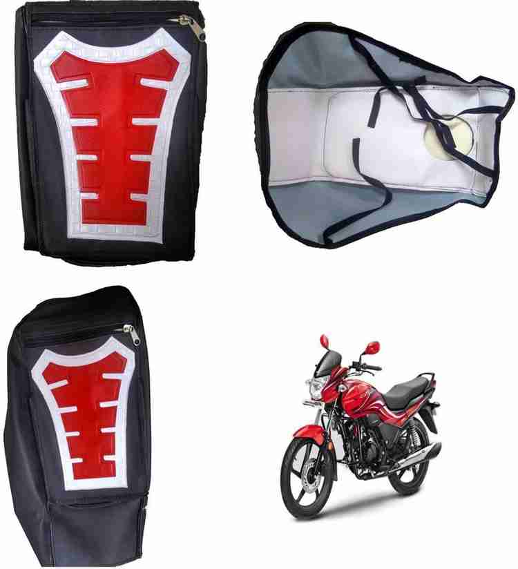 STAR SHINE Red Big Tank cover for all bikes all bullet Strap