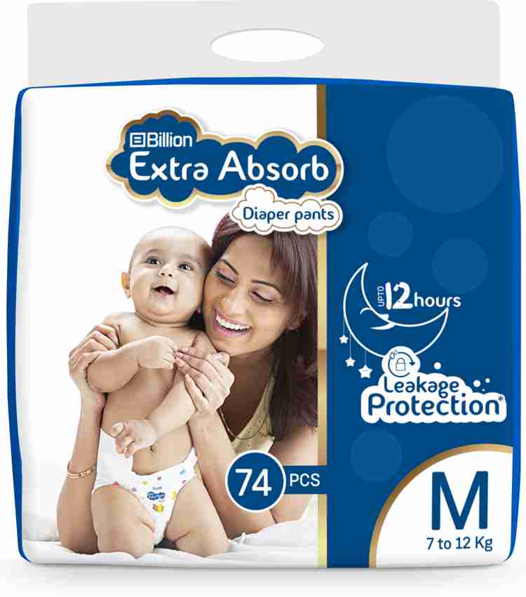 Billion Extra Absorb Diaper Pants M Buy 74 Billion Top Sheet