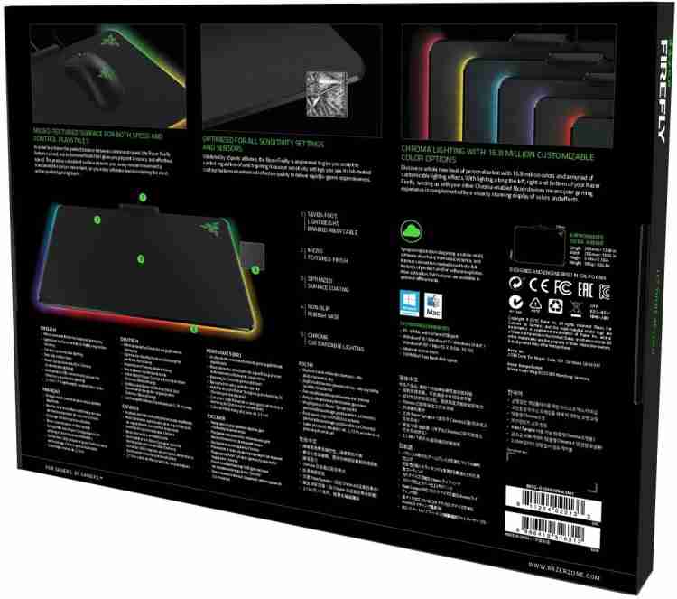 Razer Firefly - Hard Gaming Mouse Mat Mousepad - Razer : Flipkart.com