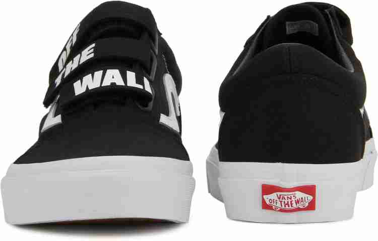 Mens black hotsell velcro vans