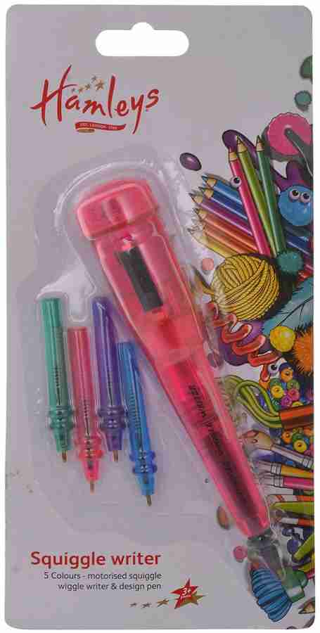 Squiggle top wiggle pen