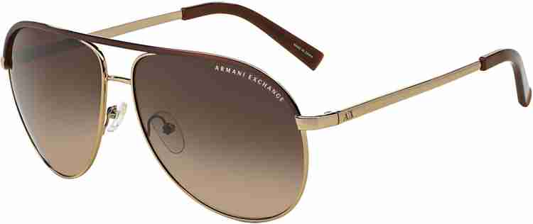 Buy A X ARMANI EXCHANGE Aviator Sunglasses Brown For Men Women Online Best Prices in India Flipkart