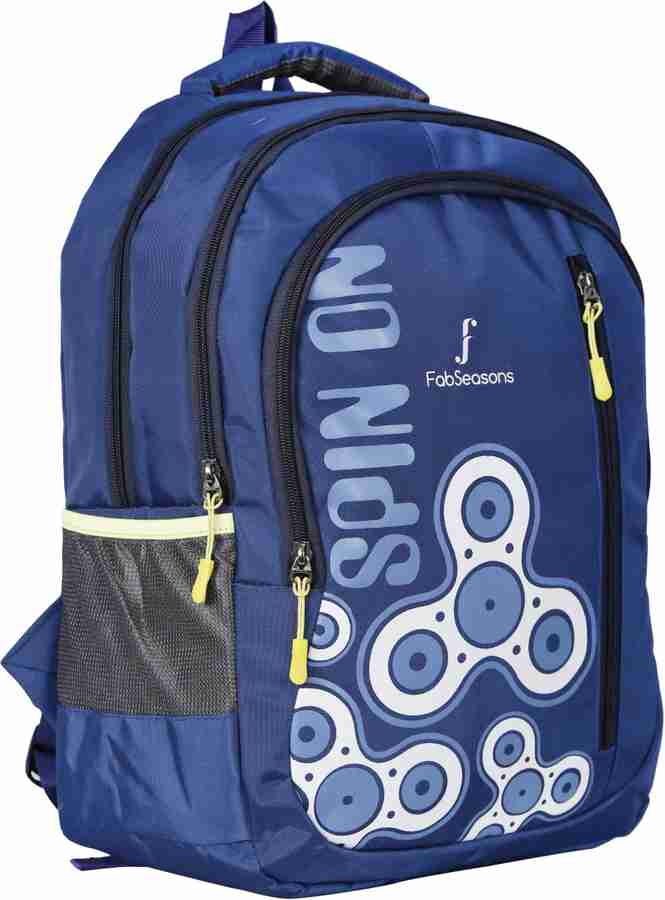 FabSeasons High Density Polyester Fidget Spinner Printed Backpack
