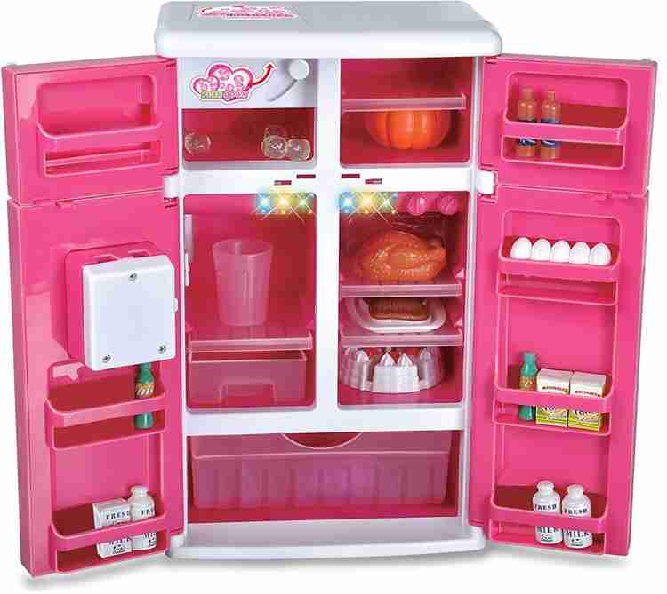 Liberty Imports Dream Kitchen Mini Refrigerator Pink Toy Fridge