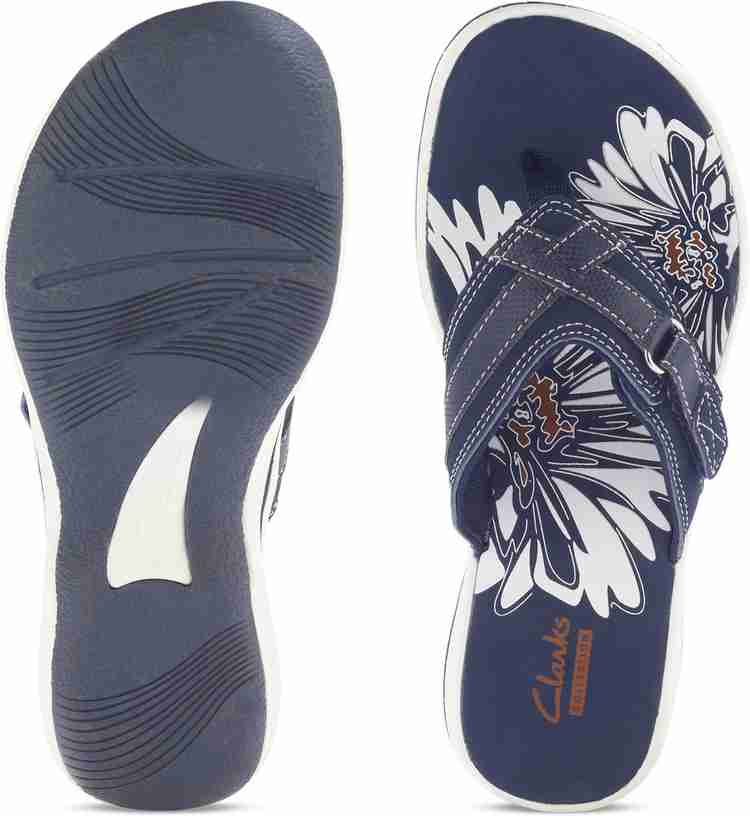 CLARKS Women Brinkley Sea Navy Slippers Buy NAVY Color CLARKS