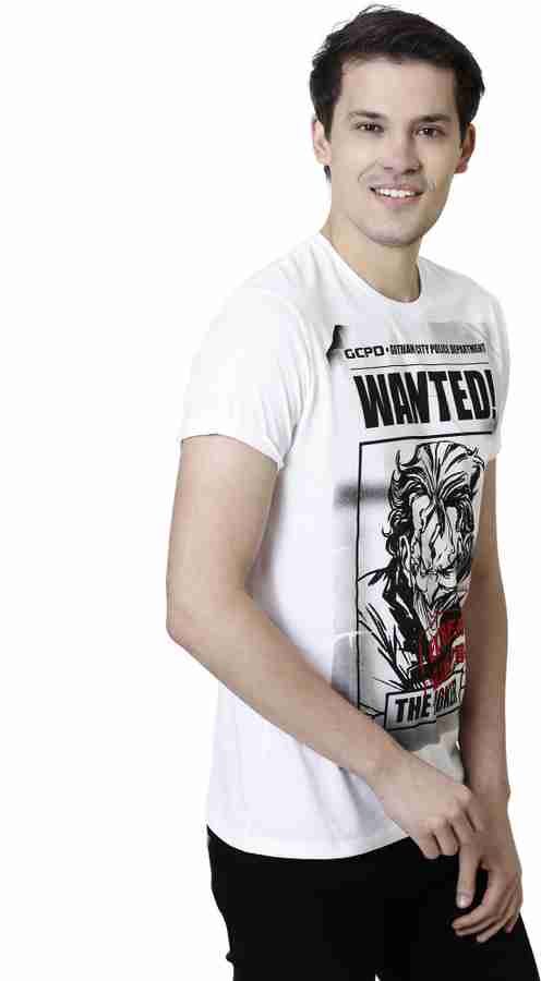 Joker Graphic Print Men Round Neck White T Shirt Buy Joker Graphic Print Men Round Neck White T Shirt Online at Best Prices in India Flipkart