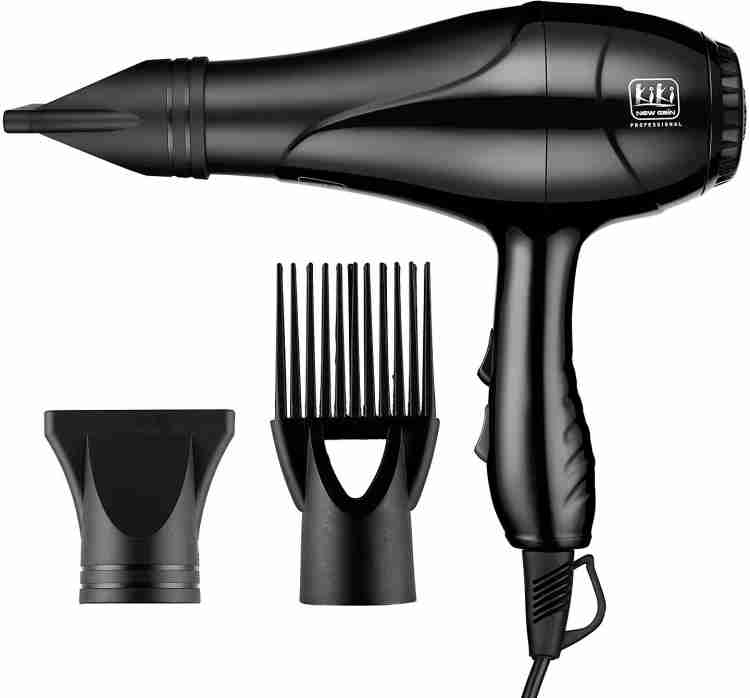 Hair dryer outlet with afro comb