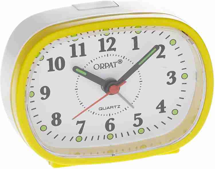 ORPAT Analog Alarm Table Clock Price in India Buy ORPAT Analog Alarm Table Clock online at Flipkart