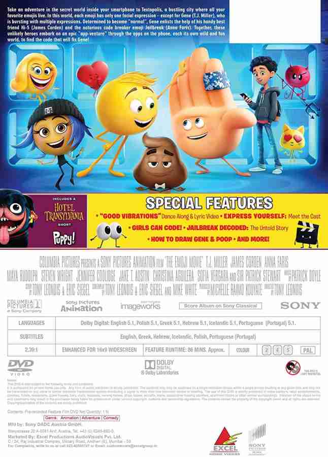 The Emoji Movie DVD Price in India Buy The Emoji Movie DVD