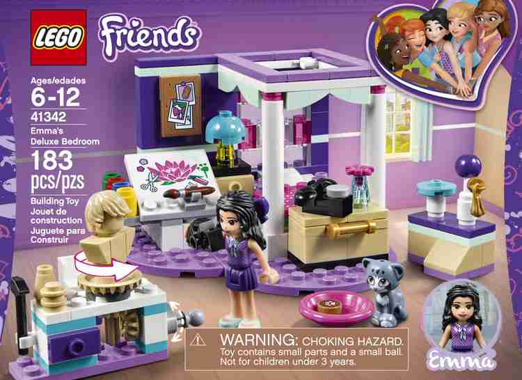 Emma's deluxe bedroom lego discount