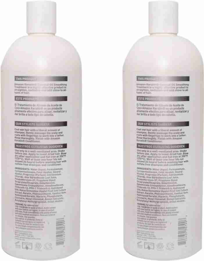 AMAZON KERATIN Coconut Oil Smoothing Treatment Pack of two Price in India Buy AMAZON KERATIN Coconut Oil Smoothing Treatment Pack of two Online In India Reviews Ratings Features Flipkart