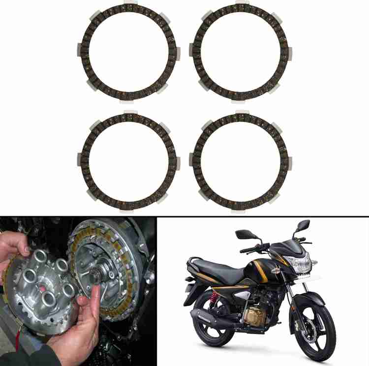 Autofy Aluminium Clutch Plates For TVS Victor Star City Star