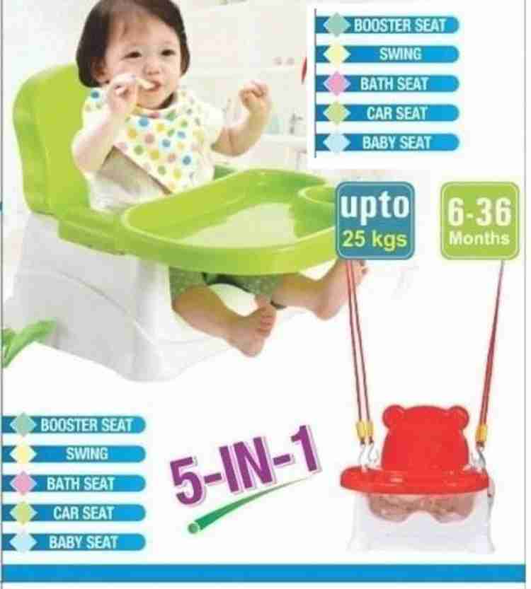 HALO NATION 5 In 1 Baby Feeding Seat Booster Seat Baby Swing Car Seat for Toddlers Blue Buy Baby Care Products in India Flipkart