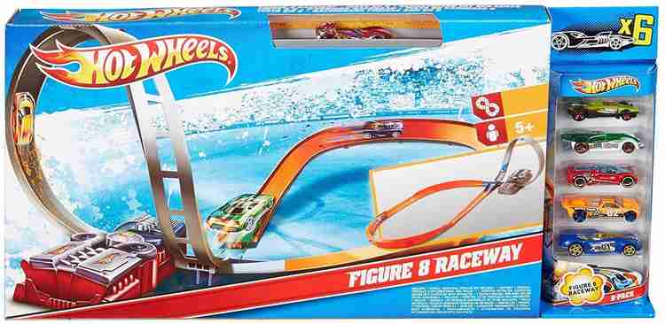 Hot wheels figure 8 raceway track set sales