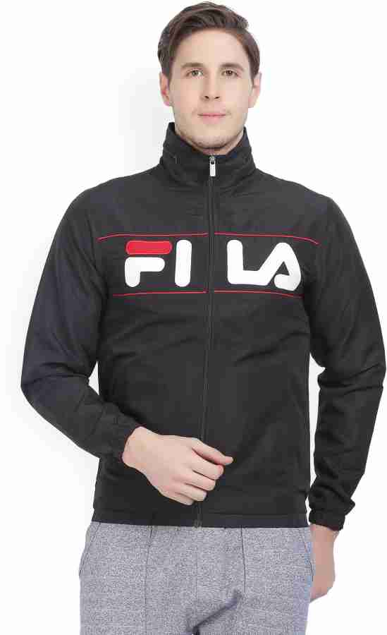 FILA Men Wind Cheater Buy BLACK FILA Men Wind Cheater Online at