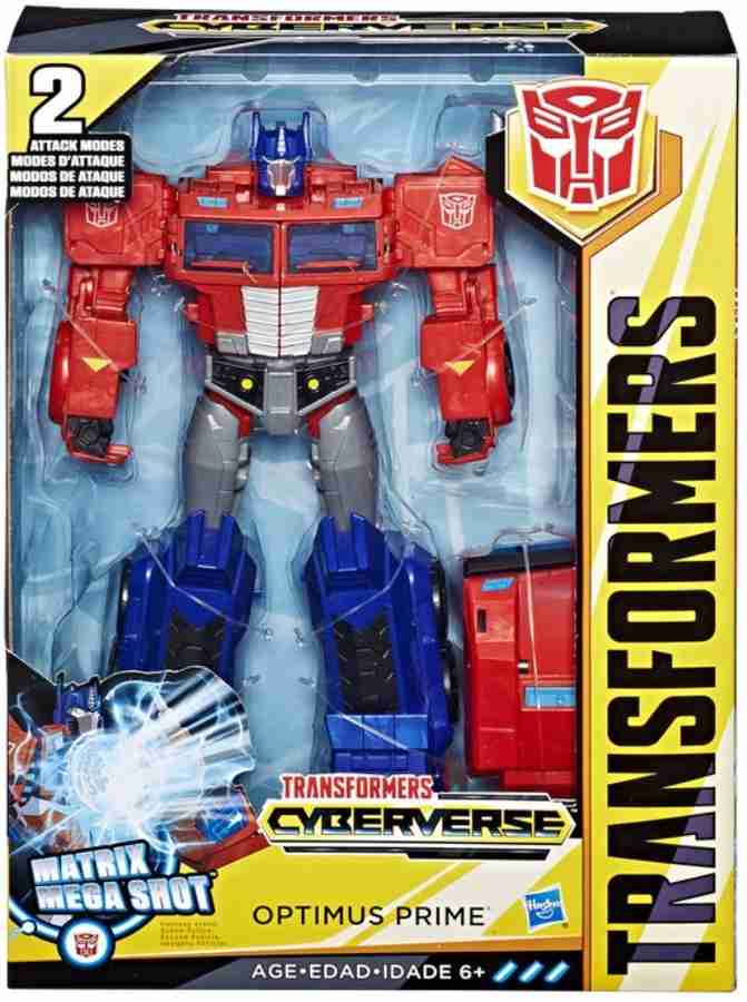 Transformers toys optimus prime cyberverse ultimate class action figure hotsell