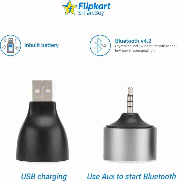 Flipkart SmartBuy v4.2 Car Bluetooth Device with Audio Receiver 3.5mm Connector Price in India Buy Flipkart SmartBuy v4.2 Car Bluetooth Device with Audio Receiver 3.5mm Connector Online at Flipkart ...