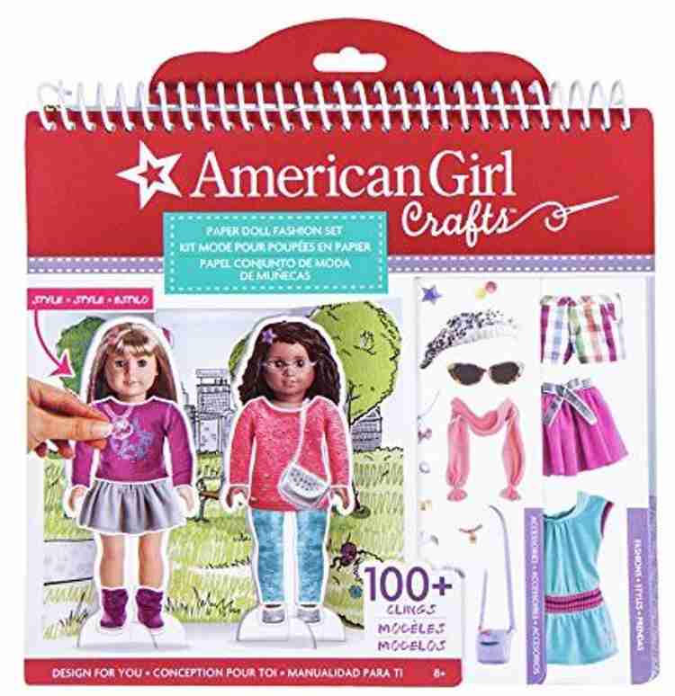American Girl Paper Doll Fashion Stylist Set Paper Doll Fashion