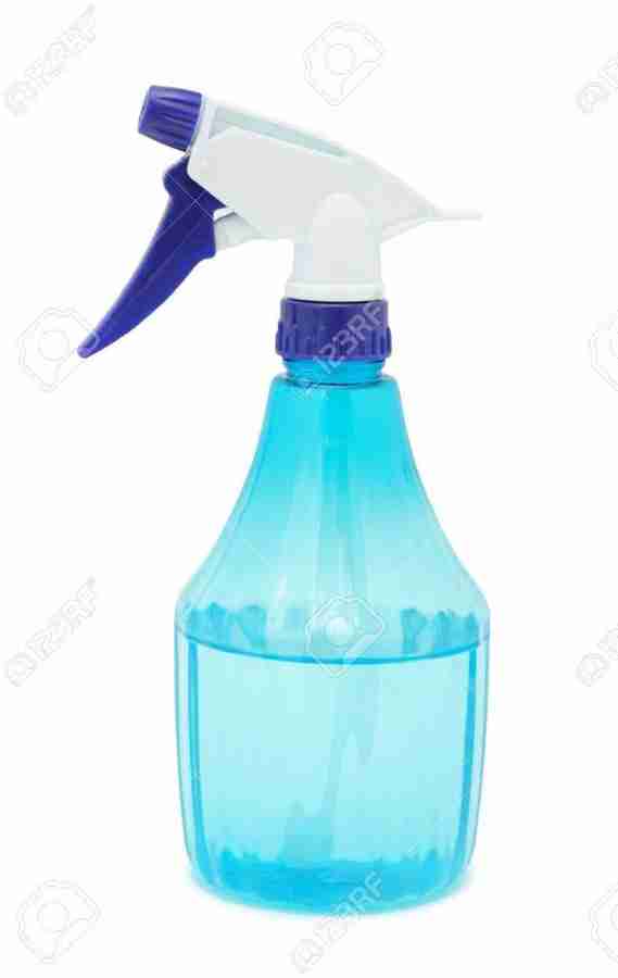Water spray bottle for outlet ironing