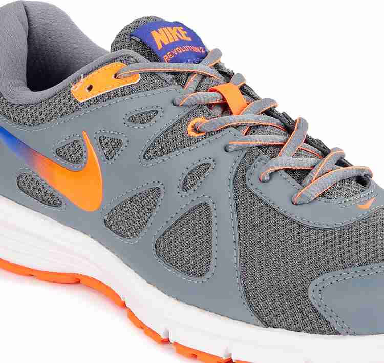 NIKE REVOLUTION 2 MSL Running Shoes For Men Buy BLUE GRAPHITE TOTAL ORANGE LYON BLUE Color NIKE REVOLUTION 2 MSL Running Shoes For Men Online at Best Price Shop Online for Footwears