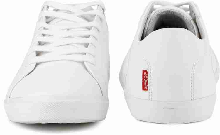 Levis woods sneakers white best sale