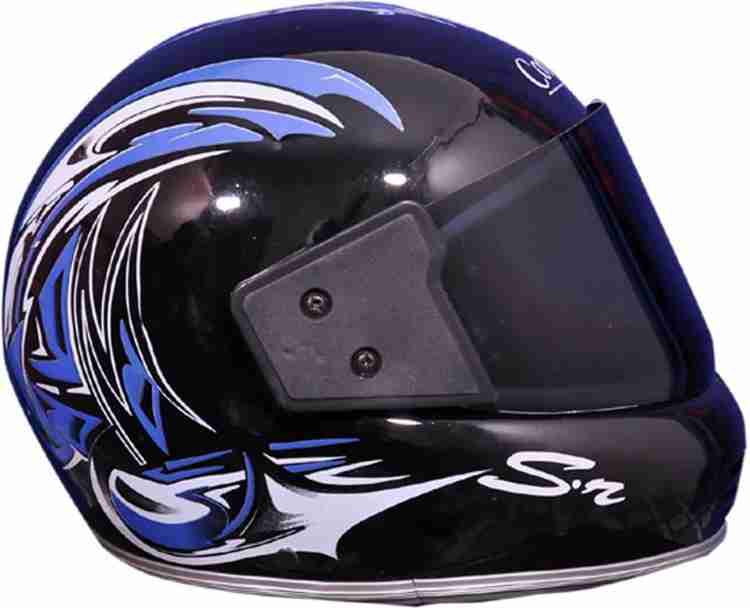 Blue store glass helmet
