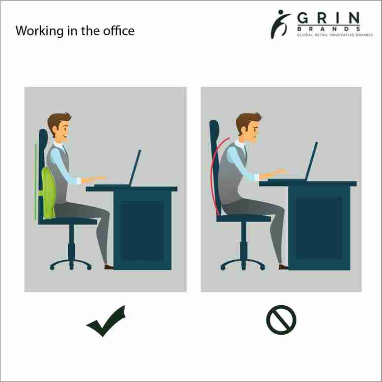 Grin health orthopaedic backrest cushion shop