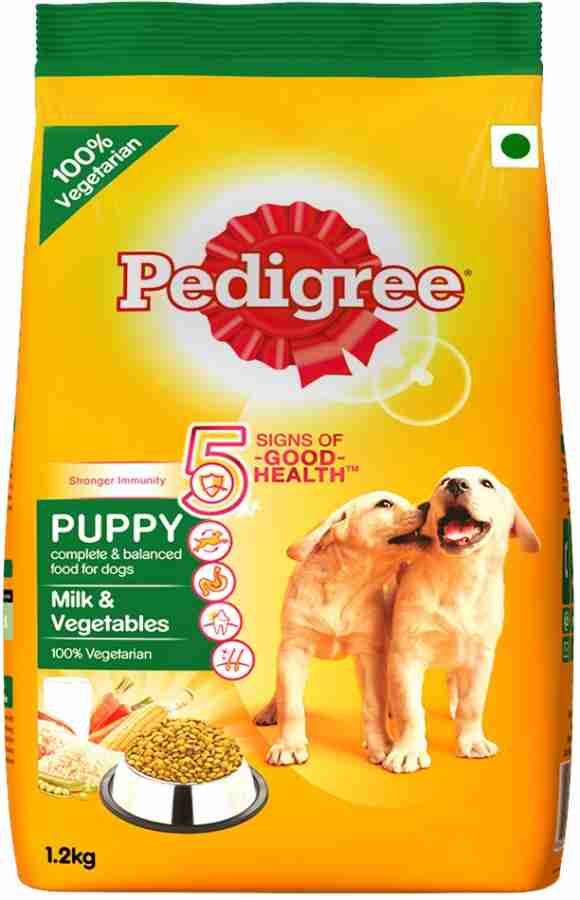 PEDIGREE Puppy Vegetable Milk 1.2 kg Dry Adult Dog Food Price in