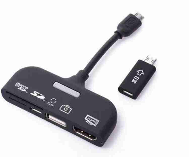 microware USB Micro USB HDMI OTG Adapter Price in India Buy microware USB Micro USB HDMI OTG Adapter online at Flipkart