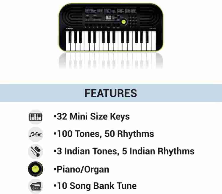 Casio sa 46 mini portable outlet keyboard