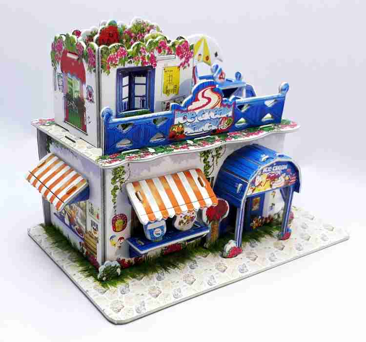 3D Puzzle ICE CREAM STYLE SHOP ICE CREAM STYLE SHOP . shop for