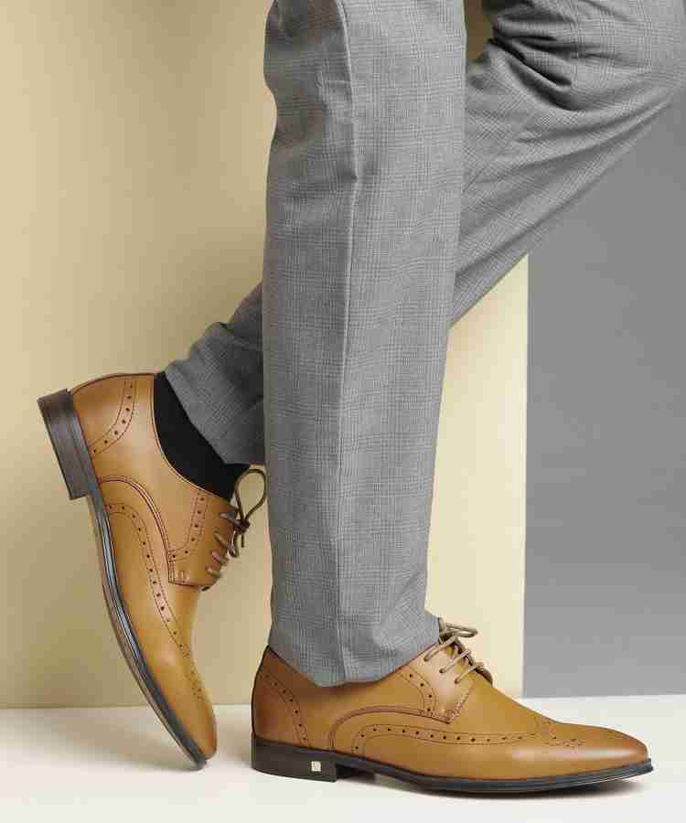 V Dot by Van Heusen Formal Shoes For Men Buy TAN Color V Dot by