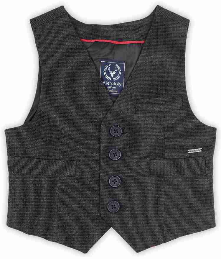 Allen Solly Junior Self Design Boys Waistcoat Buy Blue Allen Solly Junior Self Design Boys Waistcoat Online at Best Prices in India Flipkart