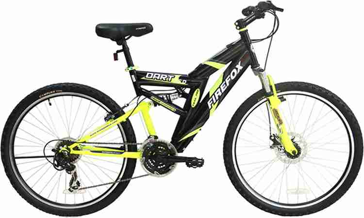 FIREFOX Bicycle 26 Dart 2.6D 21S Blk Ylw 26 T Mountain Cycle