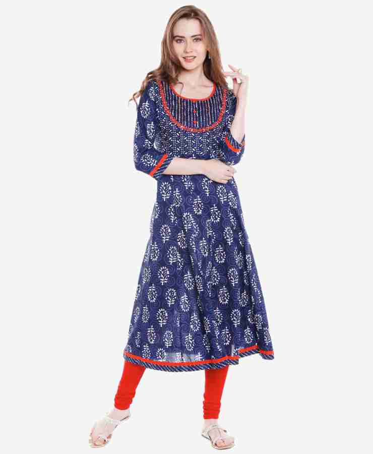 fbb SRISHTI Women Floral Print Anarkali Kurta Buy fbb SRISHTI Women Floral Print Anarkali Kurta Online at Best Prices in India Flipkart