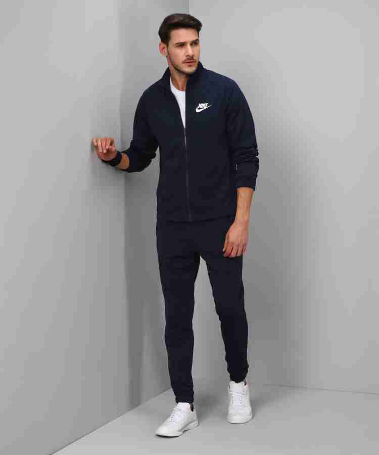 Nike foundation cheap tracksuit blue