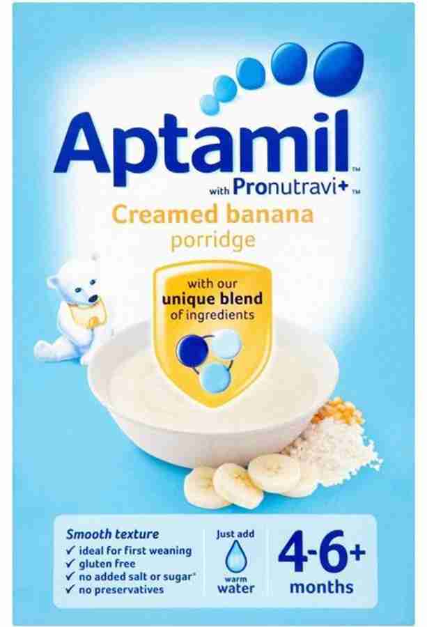 Aptamil creamed shop banana porridge