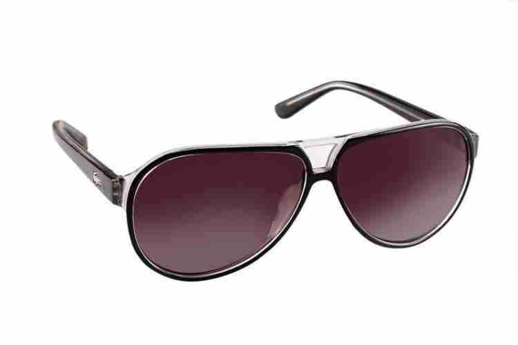 Buy LACOSTE Aviator Sunglasses Grey For Men Women Online Best