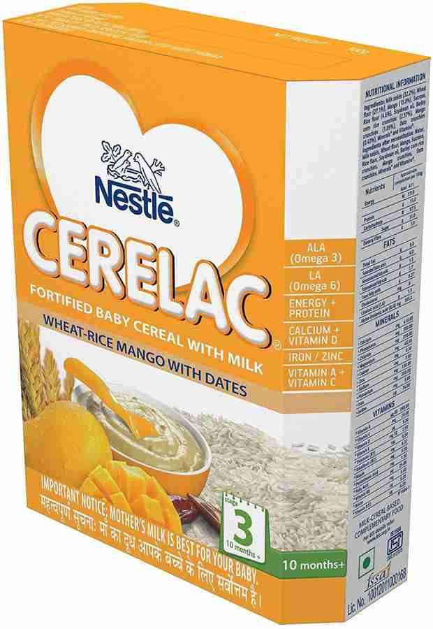 NESTLE CERELAC Infant Cereal Stage 3 10 Months 24 Months Wheat
