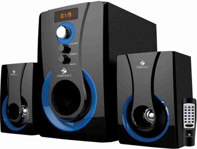 Zebronics 2.1 speakers with fm store and usb