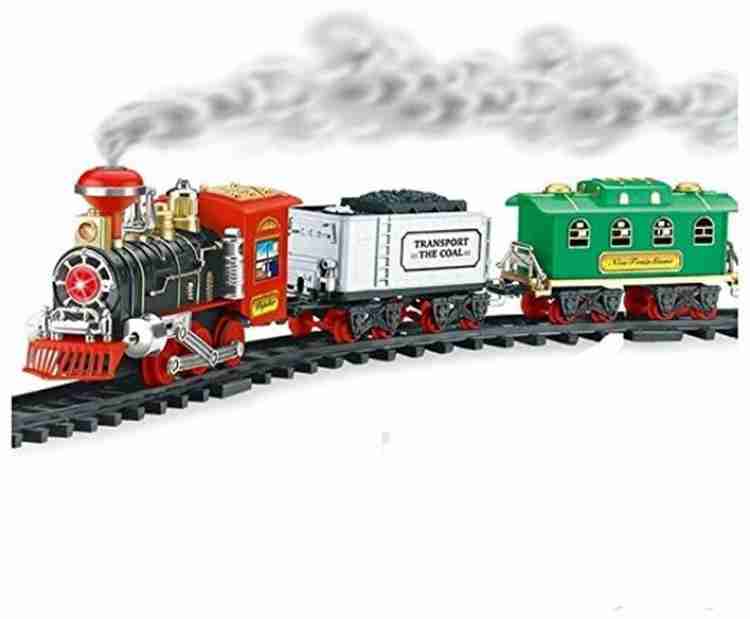 Remote control best sale christmas train set