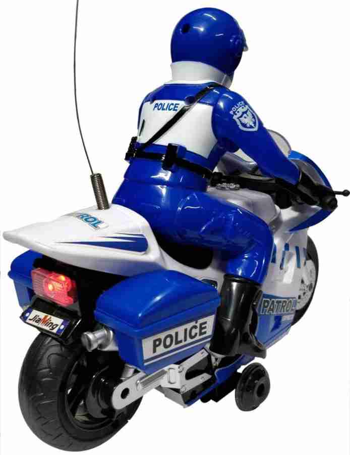 Remote control police bike top