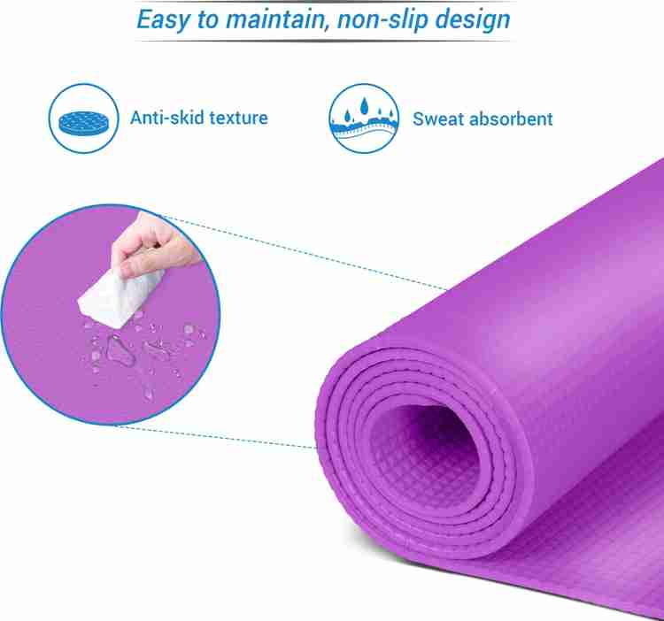 Adrenex by Flipkart 6mm Light Weight Anti Skid Yoga Gym Exercise Mat with Bag Buy Adrenex by Flipkart 6mm Light Weight Anti Skid Yoga Gym Exercise Mat with Bag